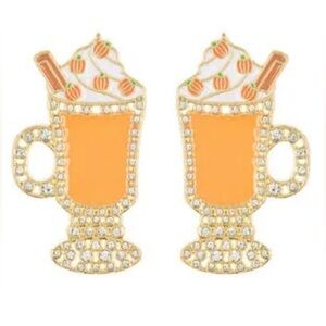 BaubleBar The Spice of Life Pumpkin Spice Latte Earrings